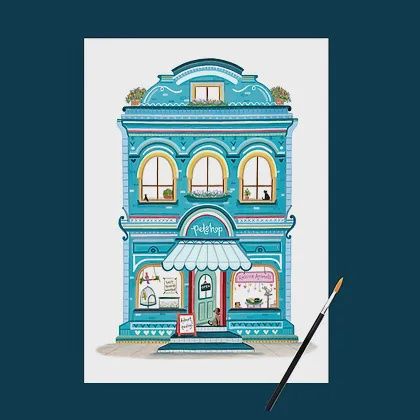 A5 Pet Shop Print