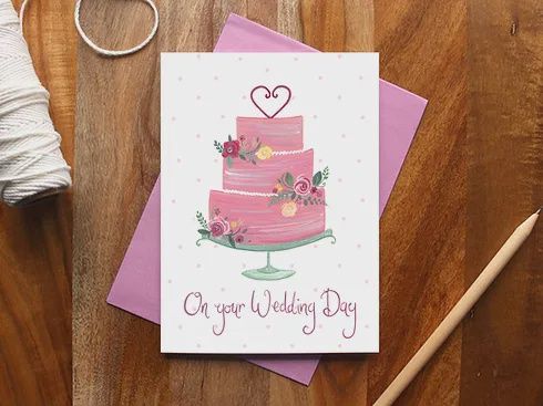 Wedding Cake Card