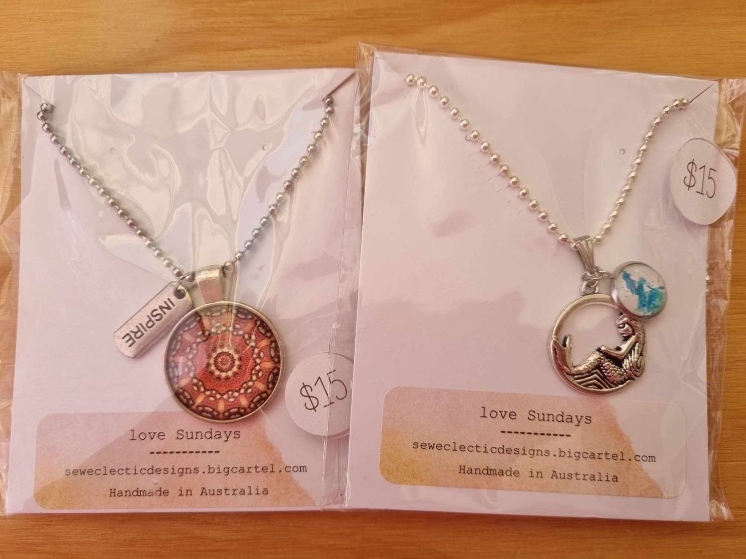 Bead Chain Pendants