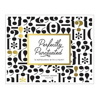 Perfectly Punctuated Greeting Boxed Notecards