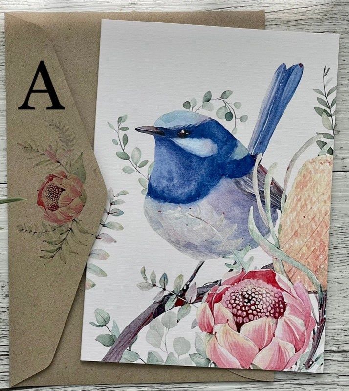 Scattered Seed Co Products, Type: Fairy Wren Card