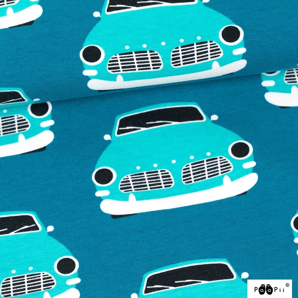 ORGANIC JERSEY VINTAGE CARS PETROL