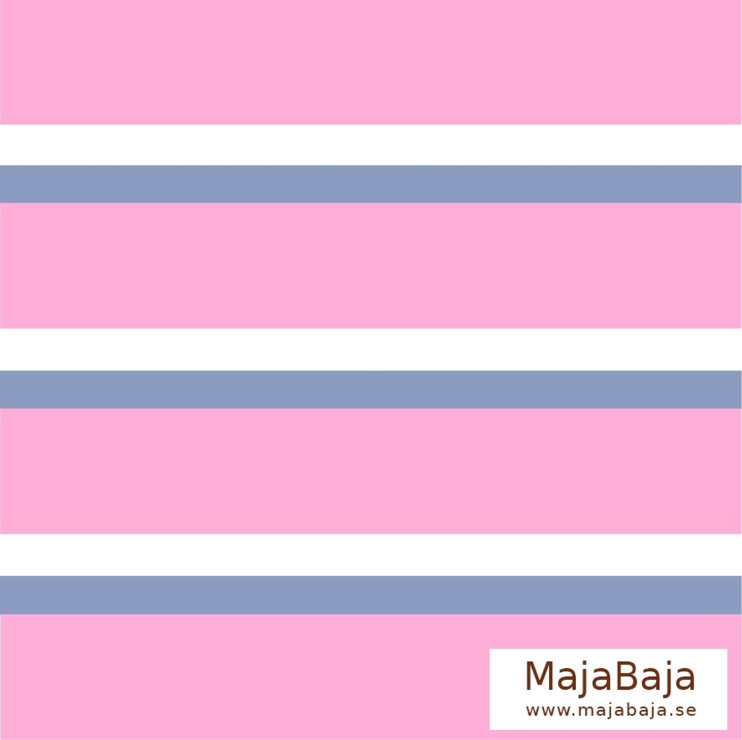 MajaBaja Floral Pink Stripes