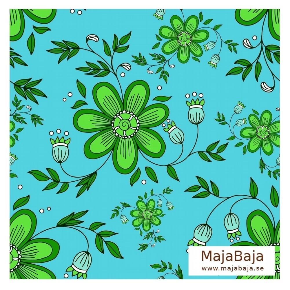 MajaBaja Floral Turqoise