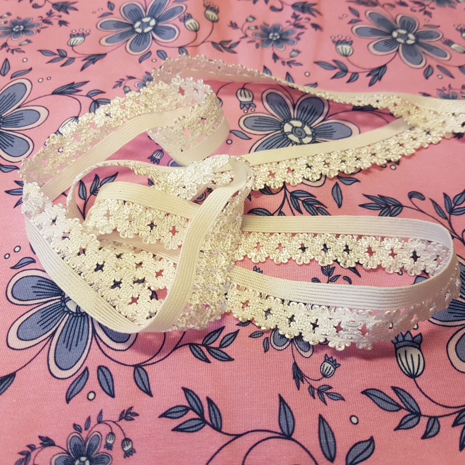 Elastic Lace - white