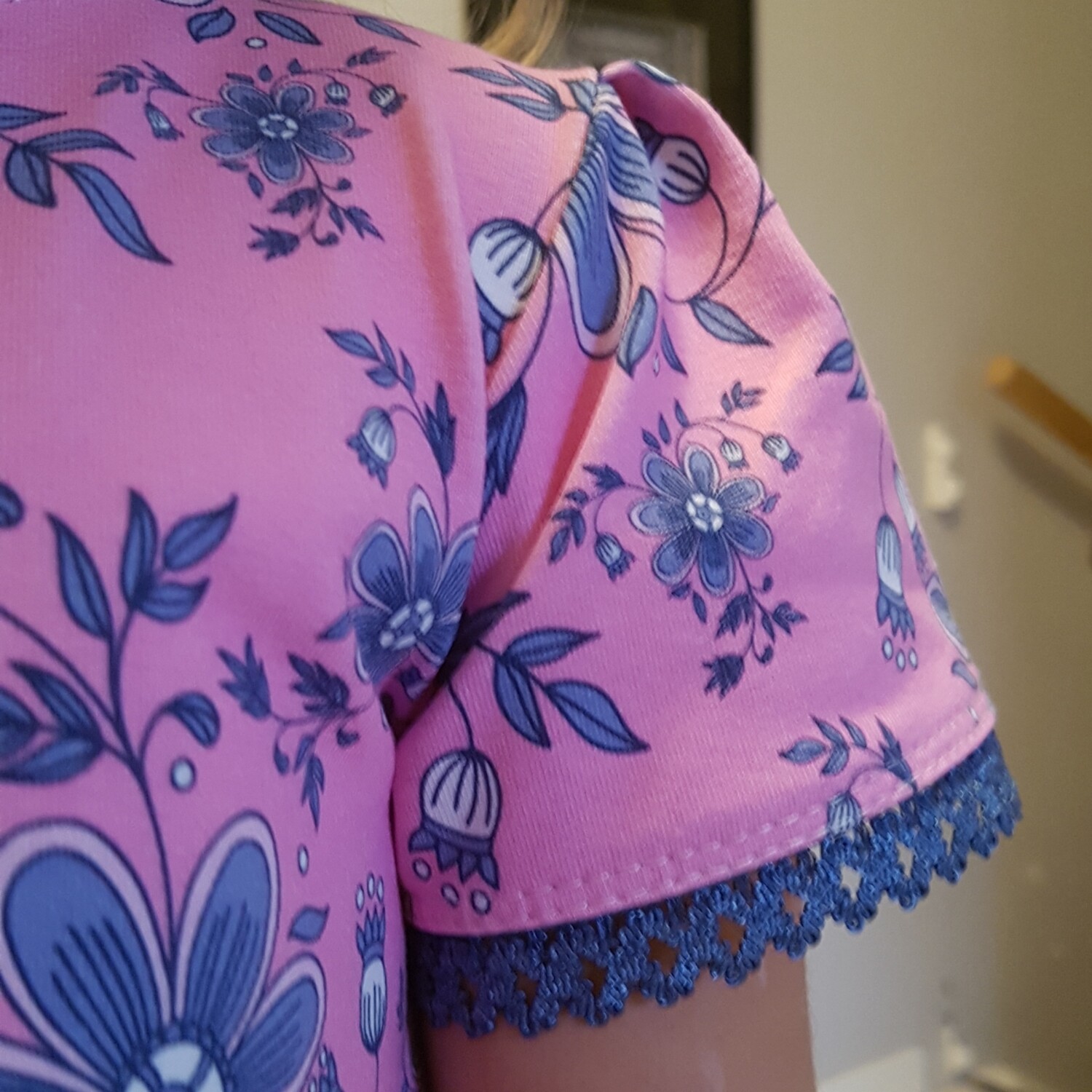 Elastic Lace - purple/blue