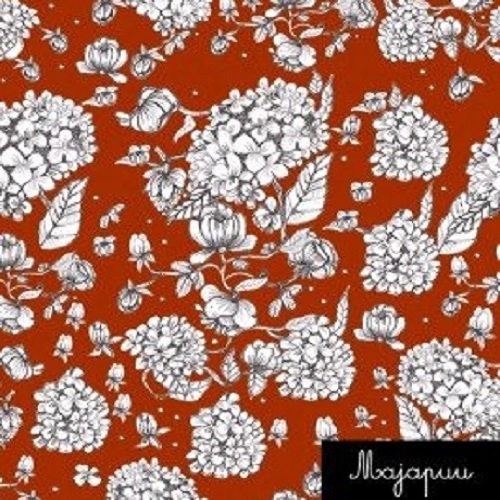 DIGITAL JERSEY, HORTENSIA RUSTY