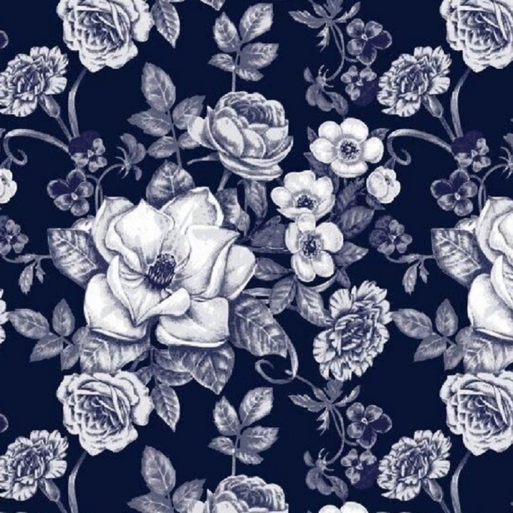 FLOWERS JEANSBLUE