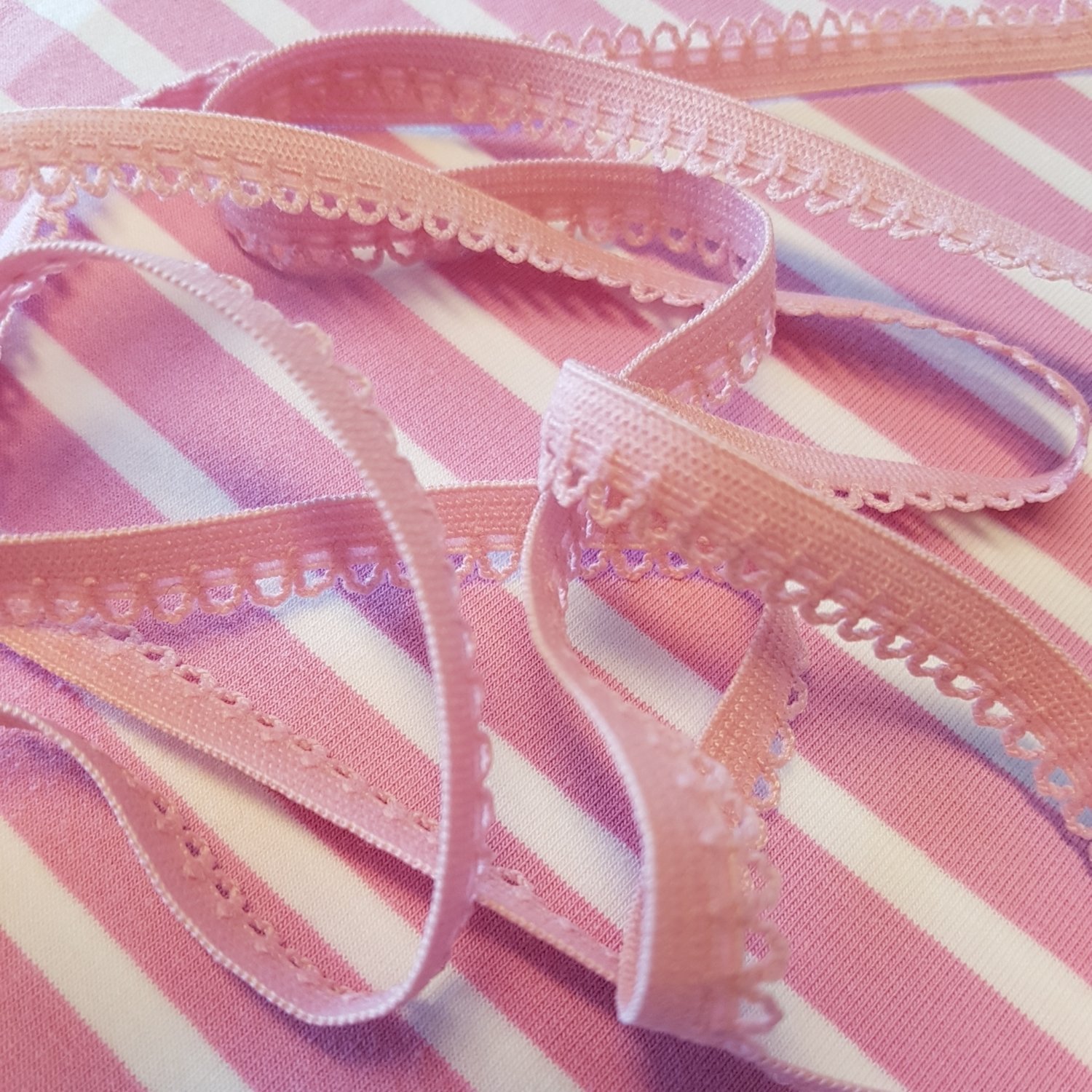 Elastic Lace - pink
