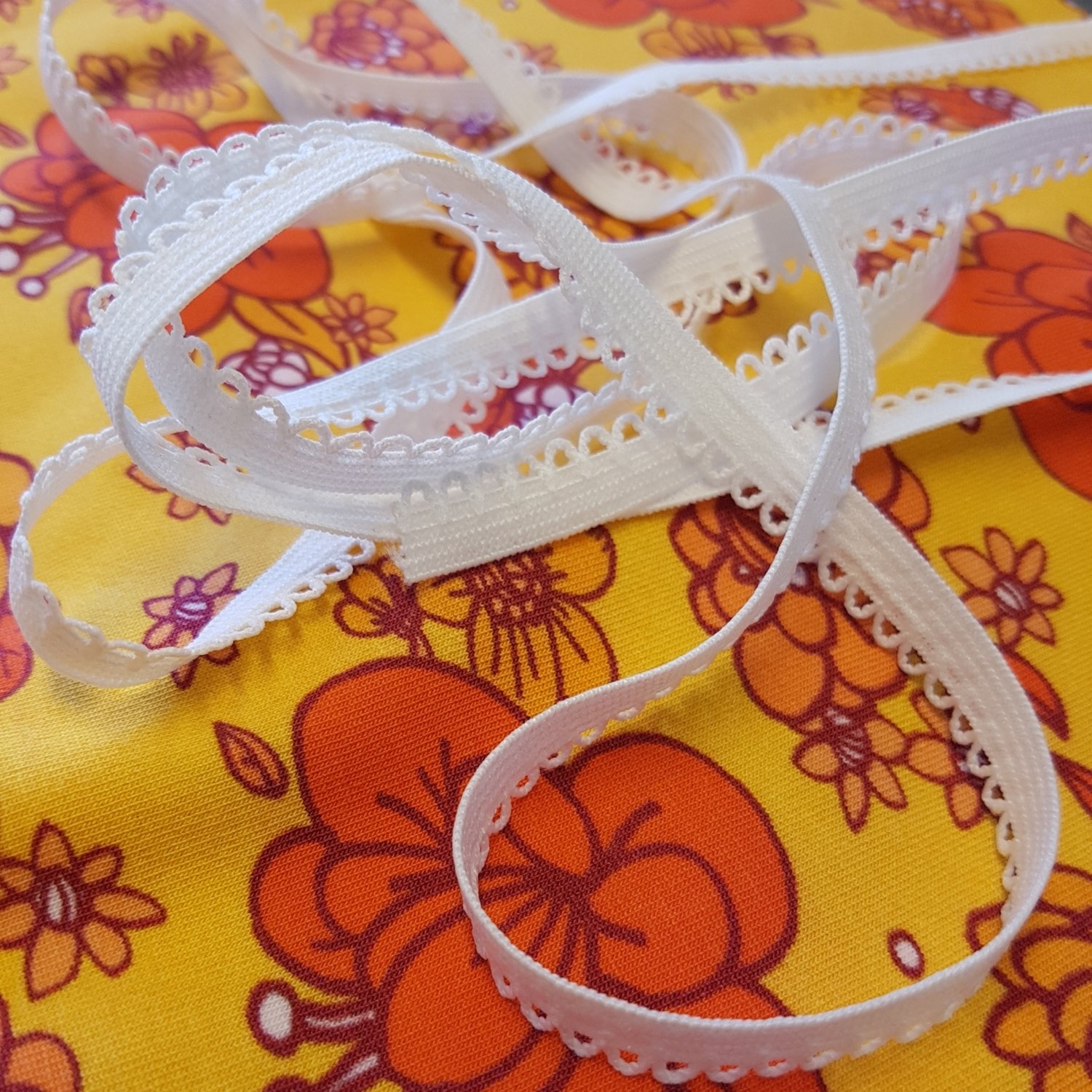 Elastic Lace - off white