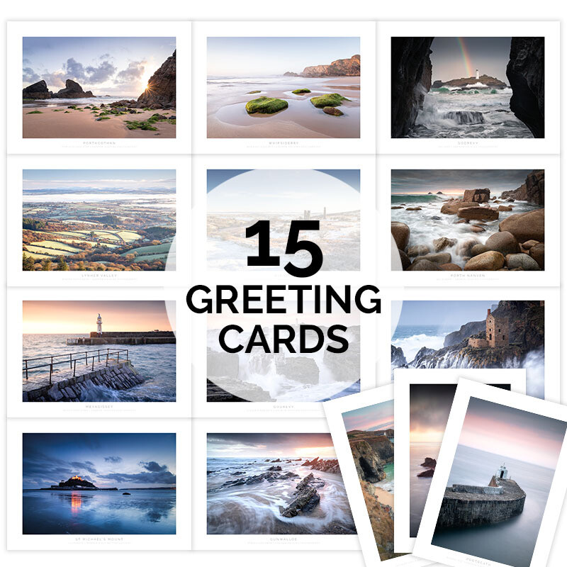 15 CORNWALL GREETING CARDS (Assorted) - Version 3