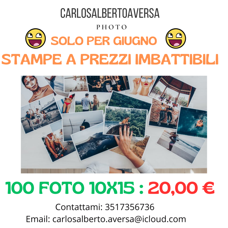 PROMO 100 FOTO STAMPATE 10X15