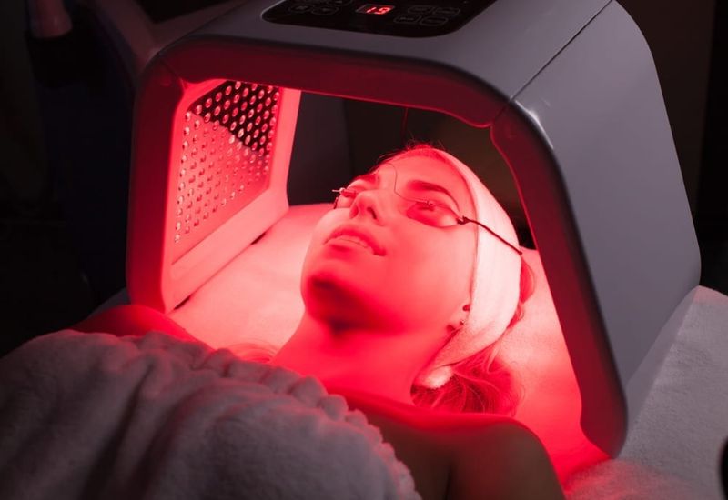 LED light therapy facial ($95)