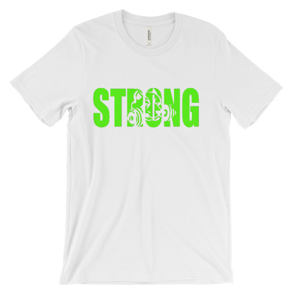 Unisex short sleeve t-shirt, Color: White, Size: S