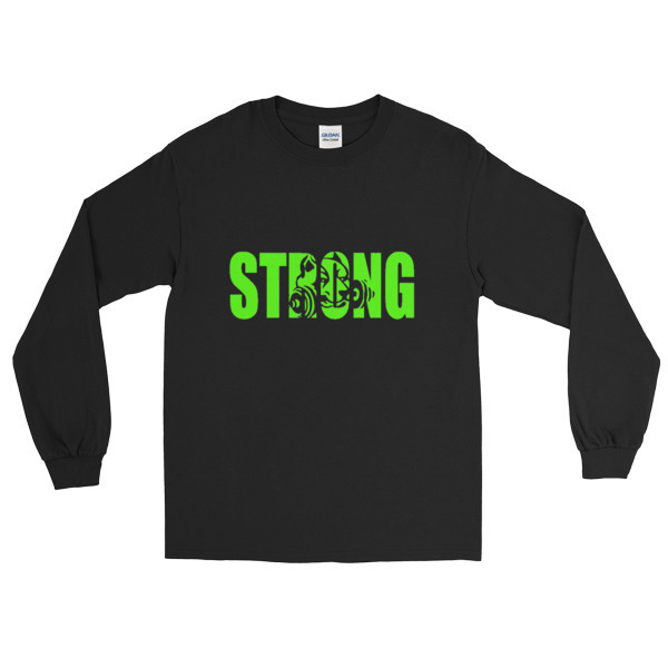 Long Sleeve T-Shirt, Color: Black, Size: S