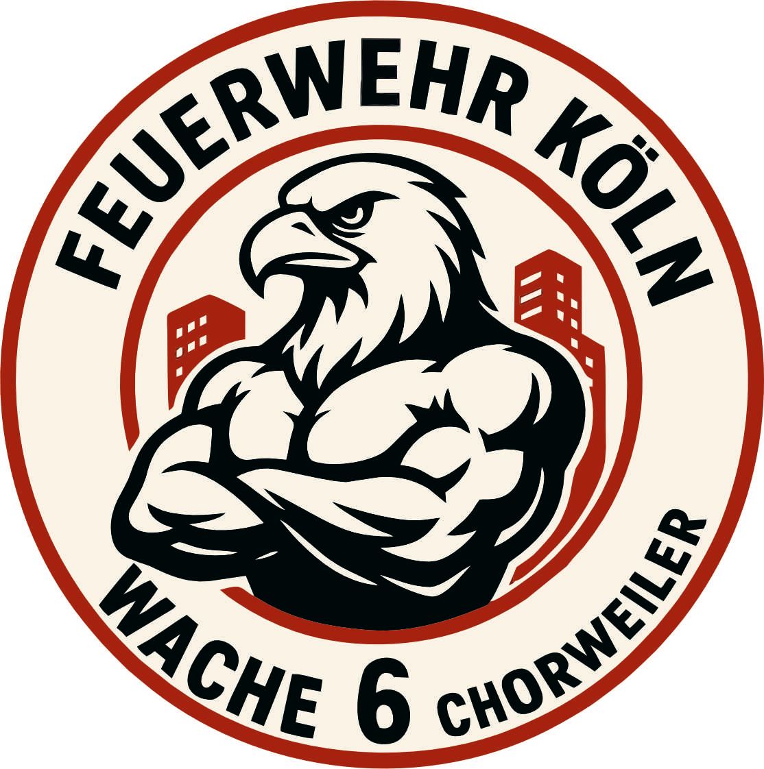 Bunter Muskeladleraufkleber - 10er Set