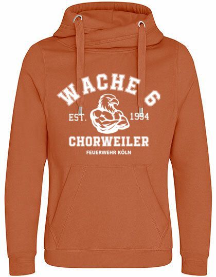 Cross Neck Hoodie Muskeladler Streetstyle