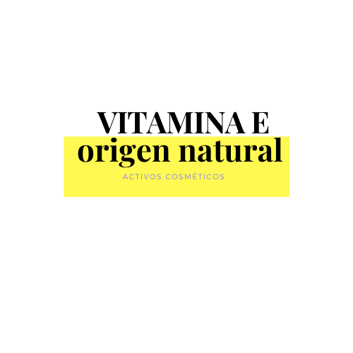 Vitaminas COSMÉTICAS