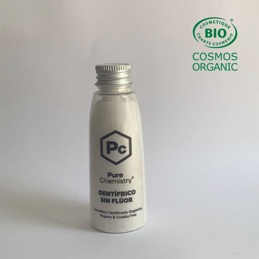 Dentifrico sin Fluor /Tooth Powder- Crema Dental en Polvo- COSMOS ORGANIC ✅