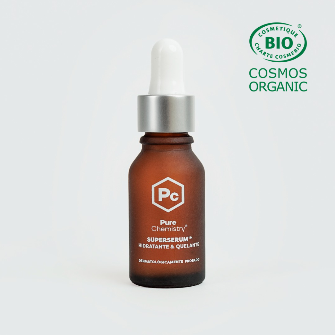 SUPERSERUM ™ Hidratante &amp; Quelante - COSMOS ORGANIC ✅-DERMATOLÓGICAMENTE PROBADO