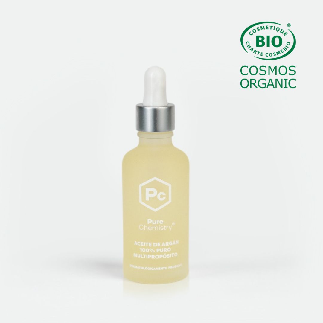 Aceite de Argan 100% PURO - COSMOS ORGANIC ✅- DERMATOLOGICAMENTE PROBADO