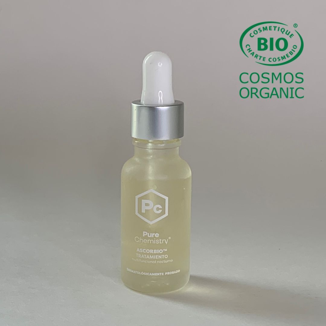 ASCORBIO™ Tratamiento Multifuncional Nocturno - COSMOS ORGANIC ✅-DERMATOLÓGICAMENTE PROBADO