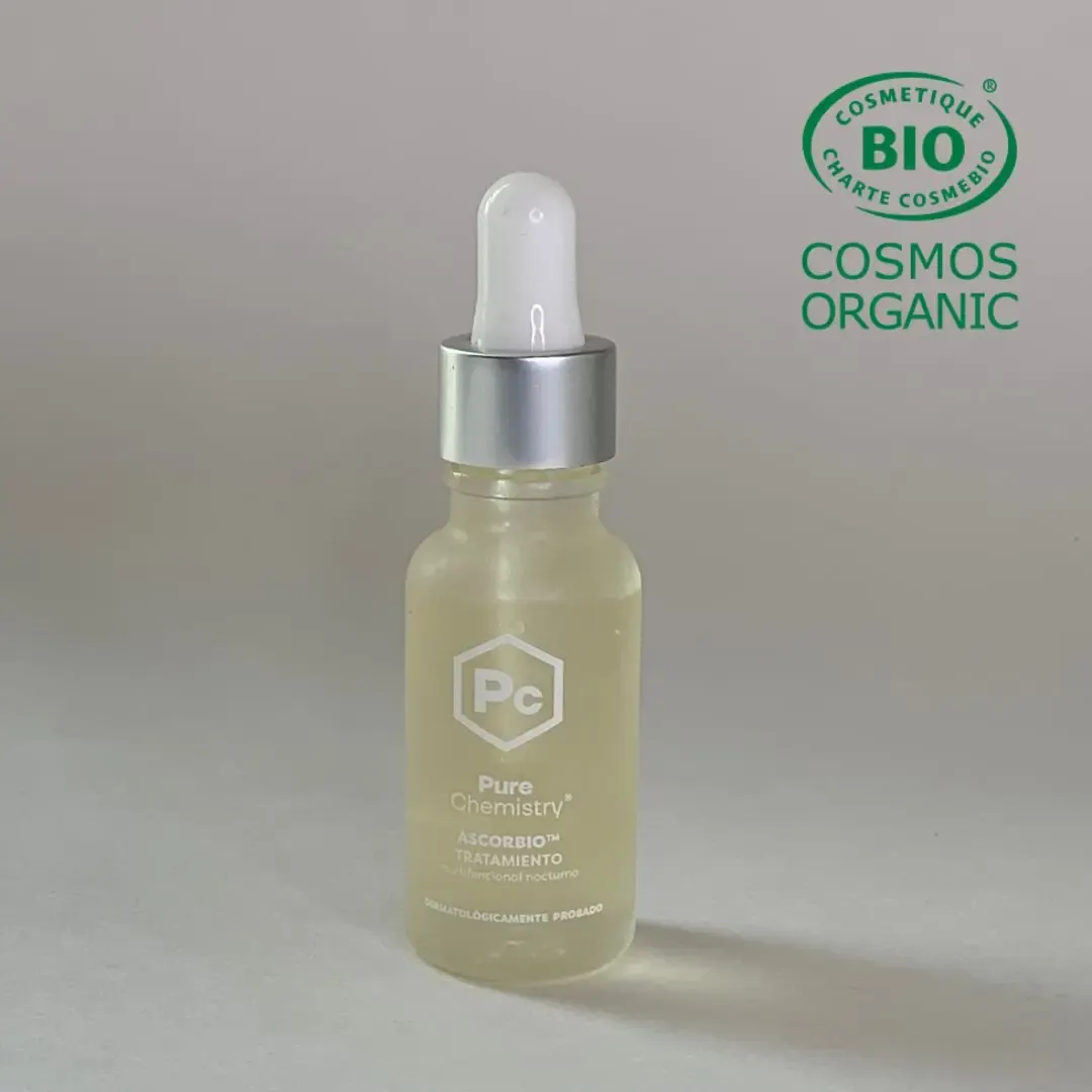 ASCORBIO™ Tratamiento Multifuncional Nocturno - COSMOS ORGANIC ✅-DERMATOLÓGICAMENTE PROBADO