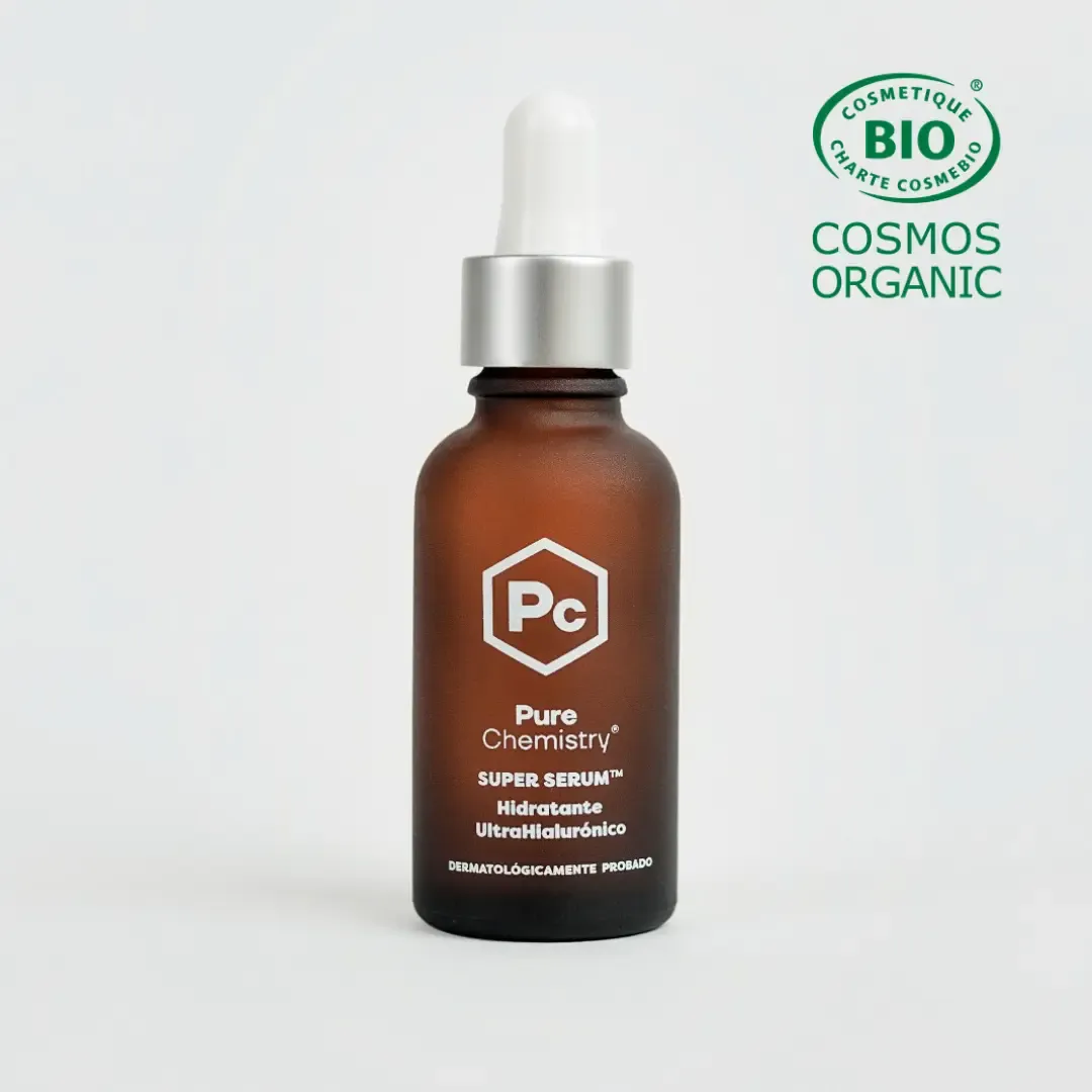 SUPERSERUM™ Hidratante UltraHialurónico -COSMOS ORGANIC ✅ -DERMATOLOGICAMENTE PROBADO