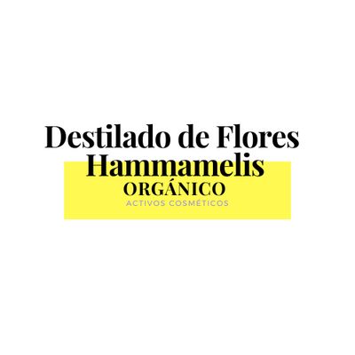 Destilado de Flores de Hamamelis x 100 g Destilado de Flores de Hamamelis x 100 g
