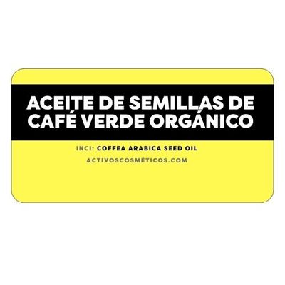 Aceite de Semillas de Café verde ORGÁNICO  x 100 mL