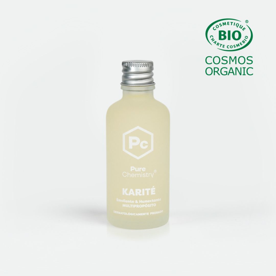 KARITÉ Liquido 100% PURO - Emoliente y Humectante MULTIPROPOSITO -COSMOS ORGANIC ✅- DERMATOLOGICAMENTE PROBADO