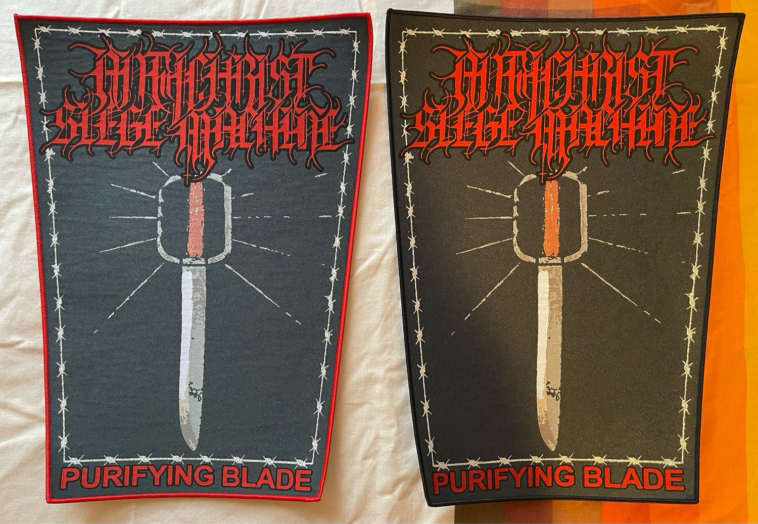 Antichrist Siege Machine - Purifying Blade Official Back Patch