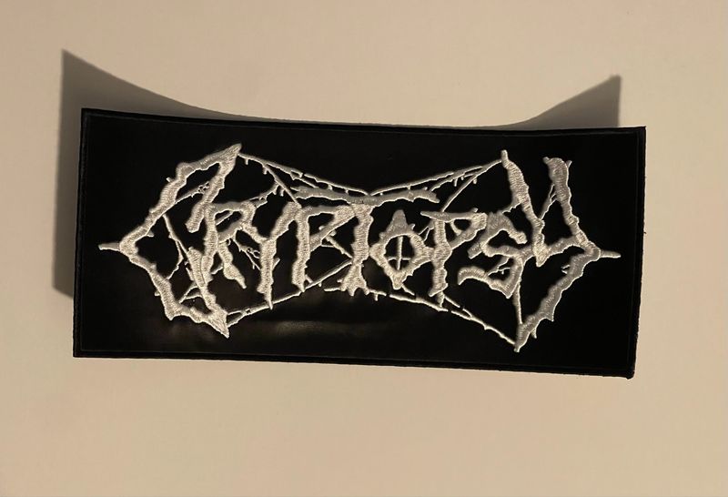 Cryptopsy Faux Leather Oversized Official Logo Patch