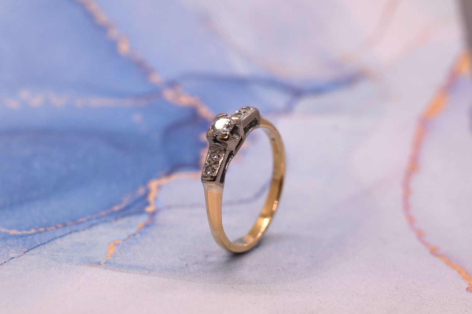 18ct Gold Diamond Solitaire Ring