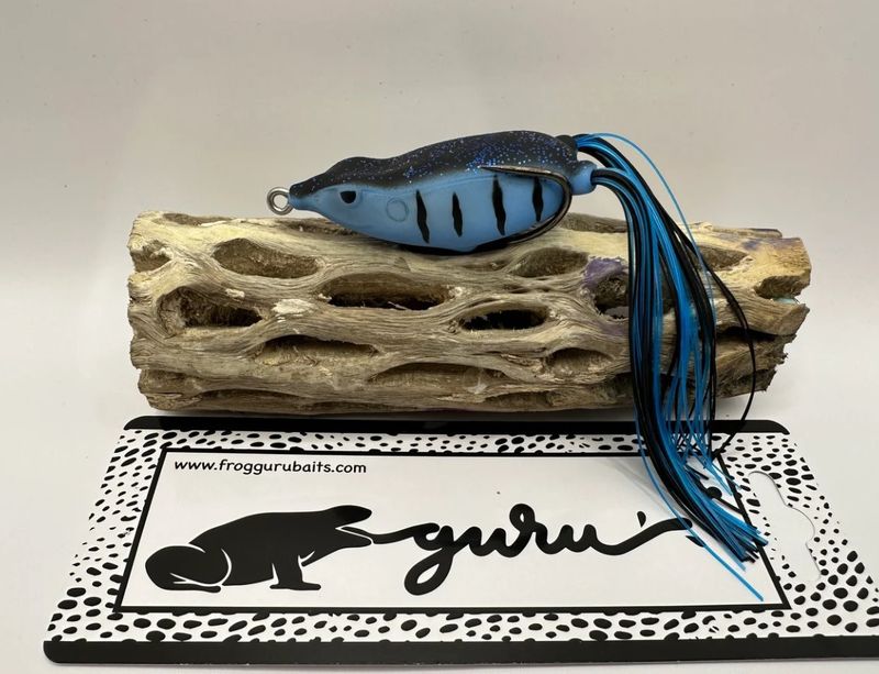 Frog Guru Glide Frog - Blue Tiger