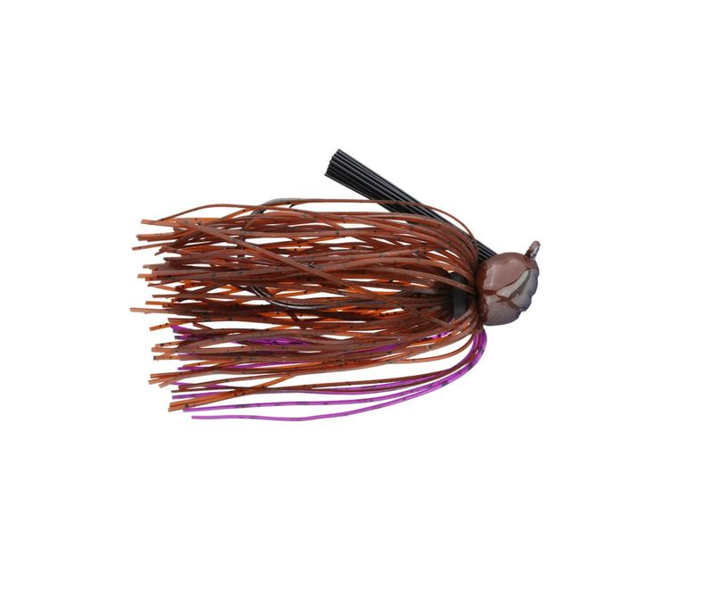 Missile Baits Ikes Head Banger Jig 1/2oz - Brown Purple Passion