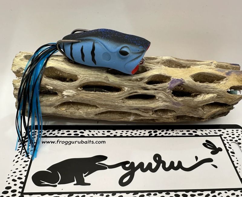 Frog Guru Popping Frog - Blue Tiger