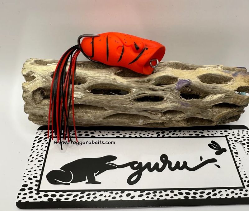 Frog Guru Popping Frog - Red Tiger