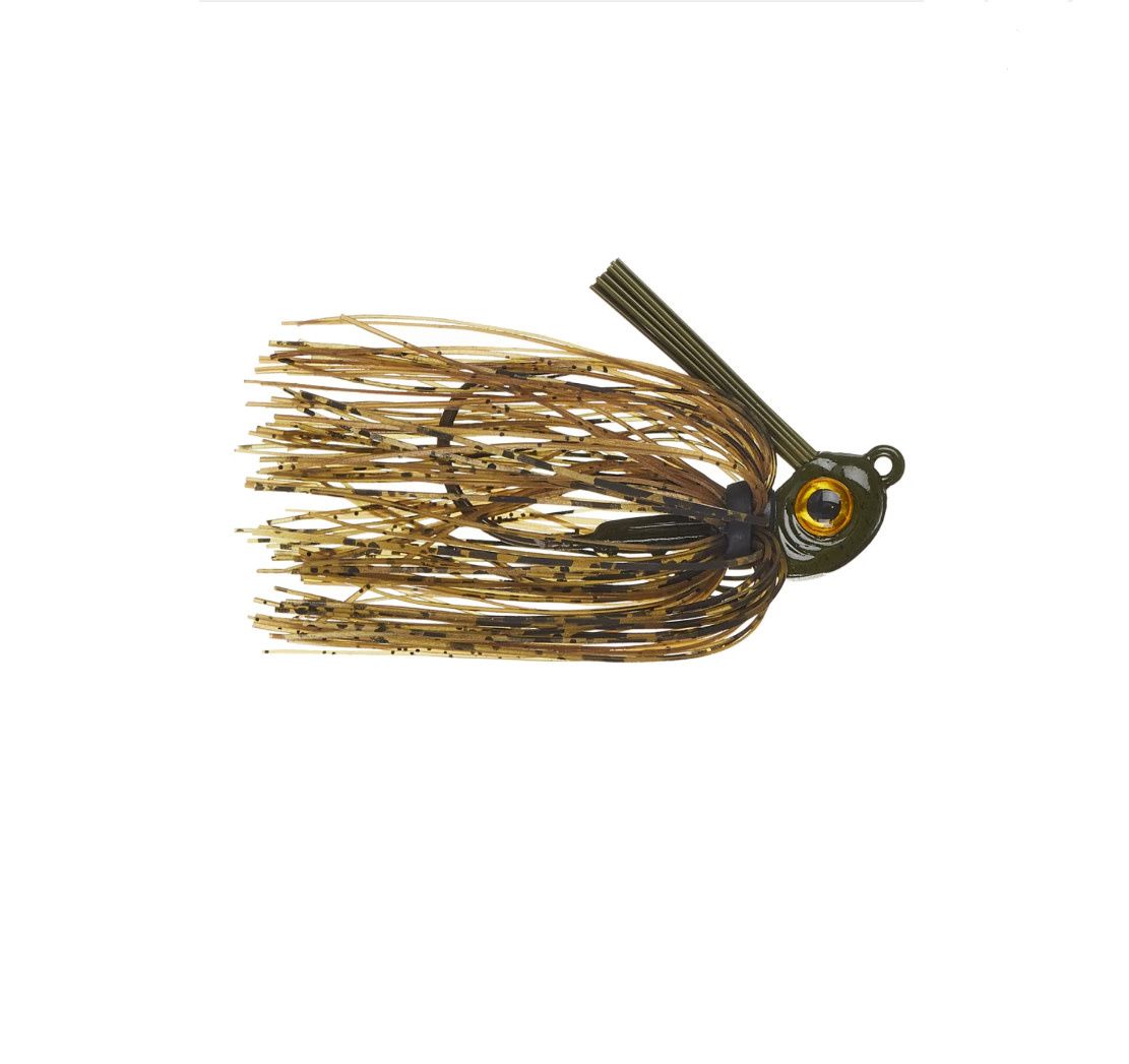 Missile Baits Ikes Mini Swim Jig 5/16oz - Green Pumpkin