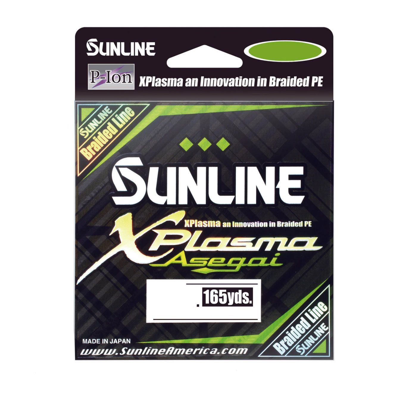 Sunline Xplasma Asegai Braid 30lb 165yds - DarkGreen