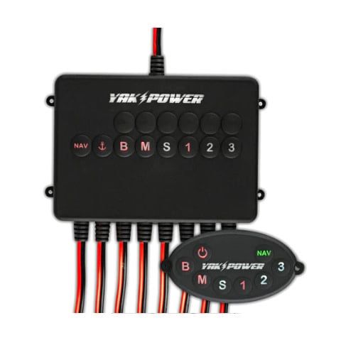 YakPower 8 Circuit Power Panel Switch System