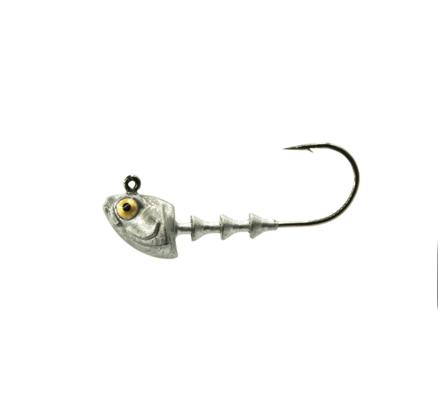 6th Sense Finesse Swimbait Jig Head 3/16oz (3pk.) - Raw