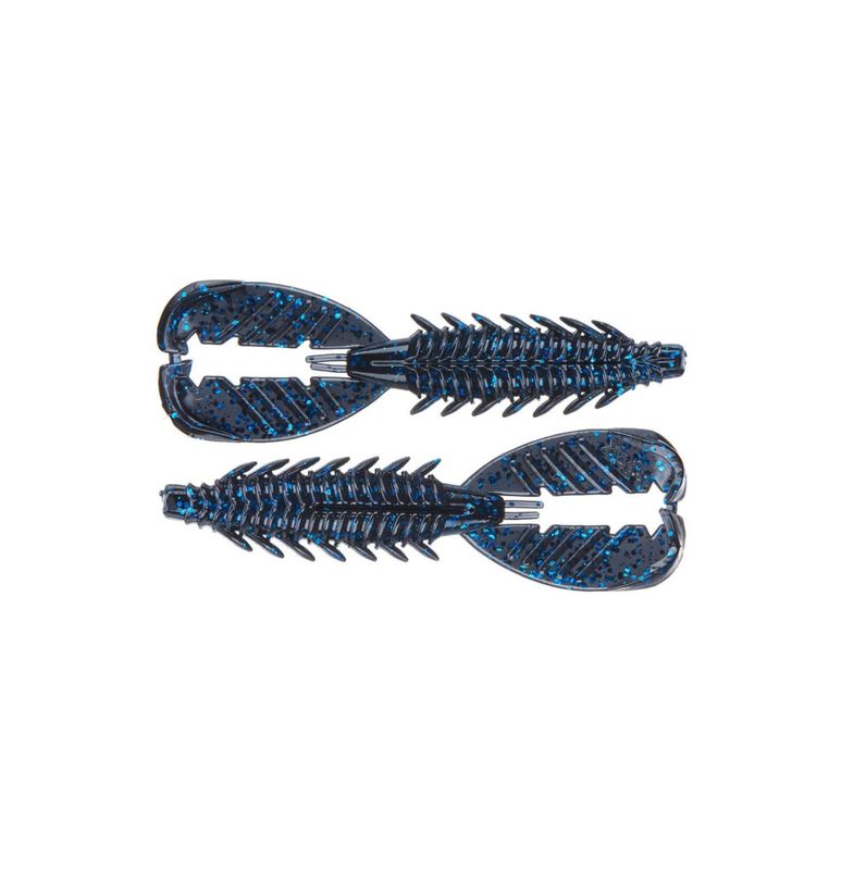 Xzone 4.25” Adrenaline Craw - Black Blue Flake