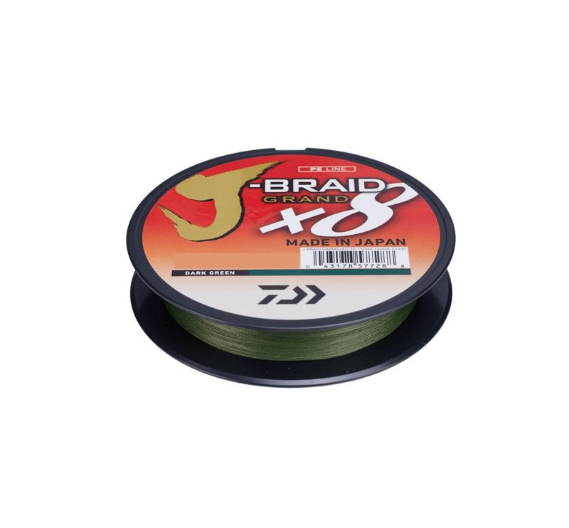 Daiwa J-Braid Grand X8 Braid Green 50lb 150yd