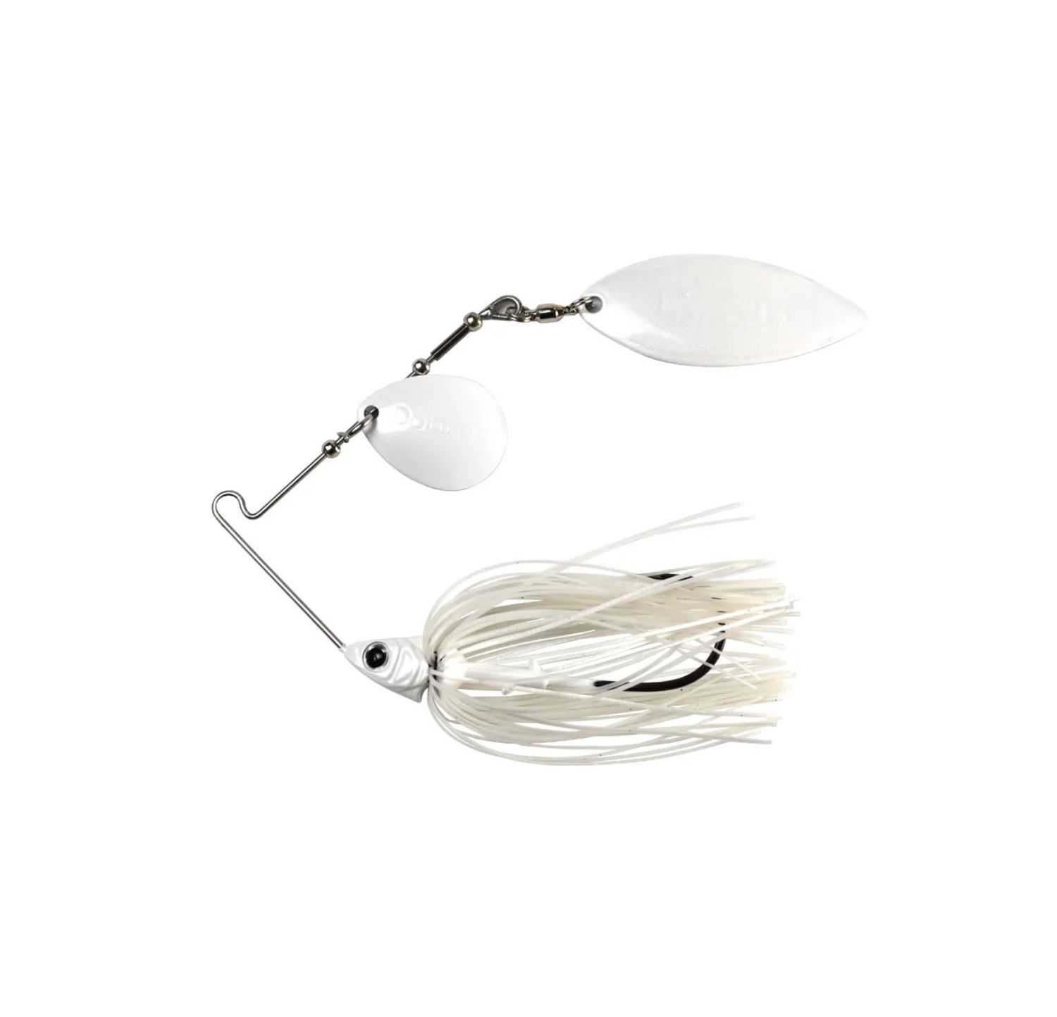 Dobyns BTS 3/8oz B05 Col/Wil Spinnerbait - White on White