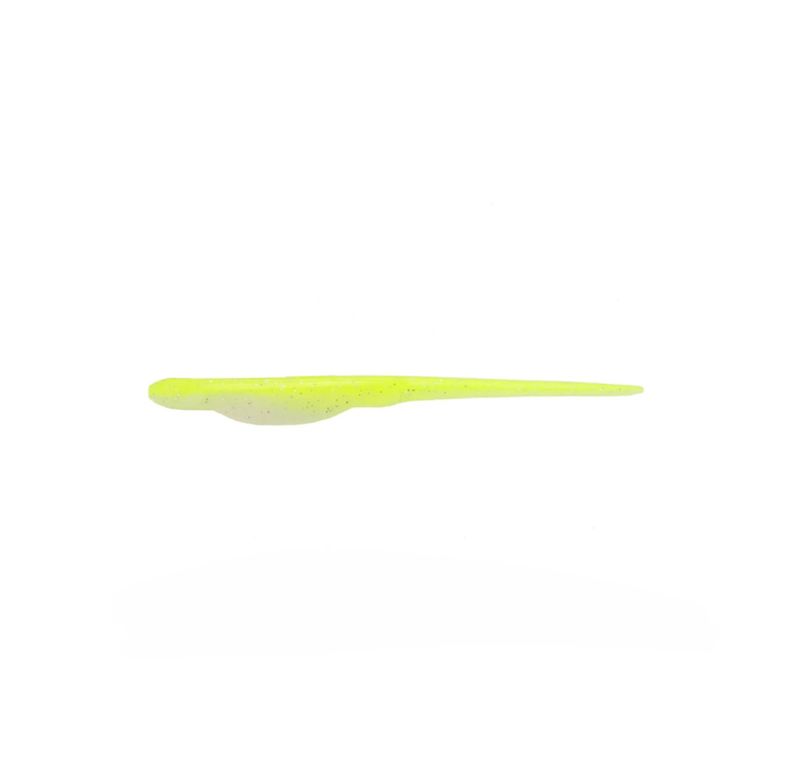 Xzone 6” Whiplash Shad - Chartreuse Pearl