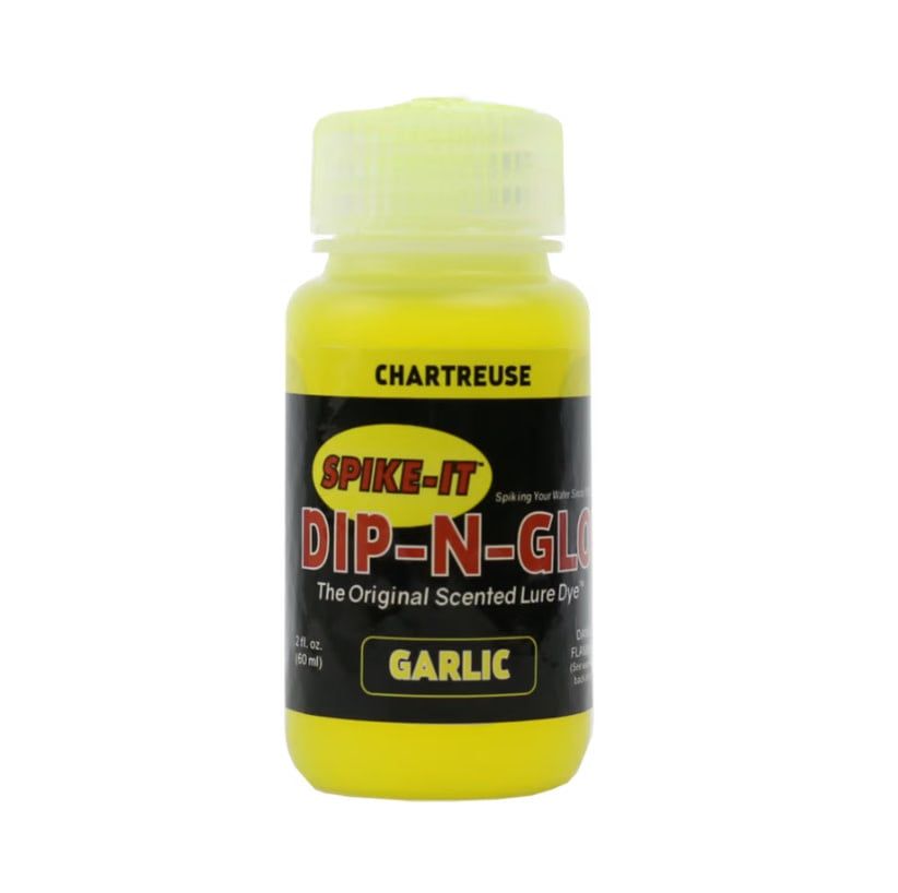 Spike-It Dip-N-Glo Garlic 2fl. oz. - Chartreuse