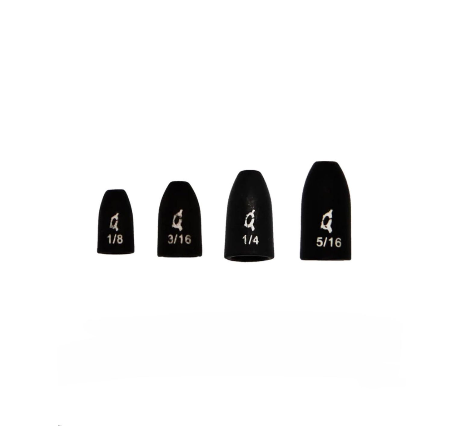 Xzone Tungsten Worm Weights Black - 5/16oz