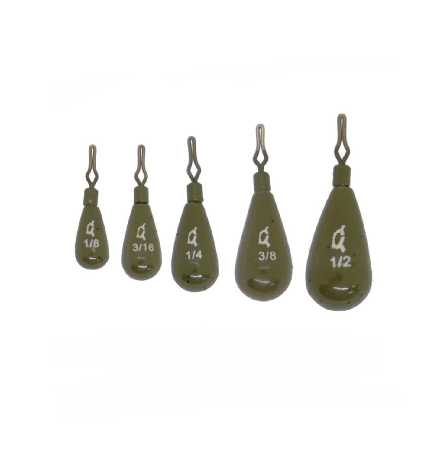 Xzone Tungsten Tear Drop Shot Weight GP - 1/4oz (3pk)