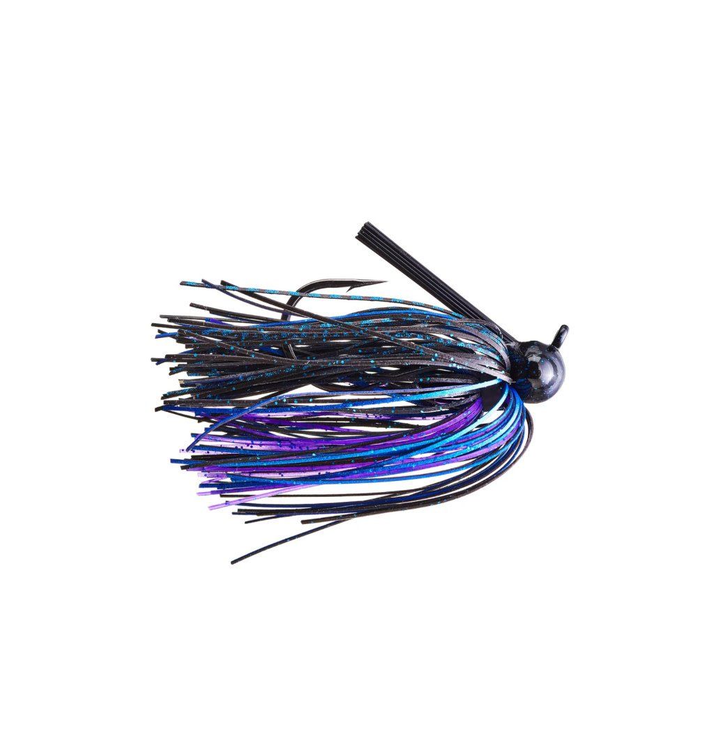 Dirty Jigs Tour Level Football Jig 3/4oz - Black Blue and Purple